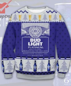 Bud Light Platinum Ugly Christmas Sweater