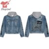 APT. ROSE & Bruno Mars Hooded Denim Jacket