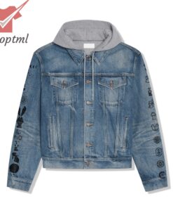 Coldplay Paradise Hooded Denim Jacket