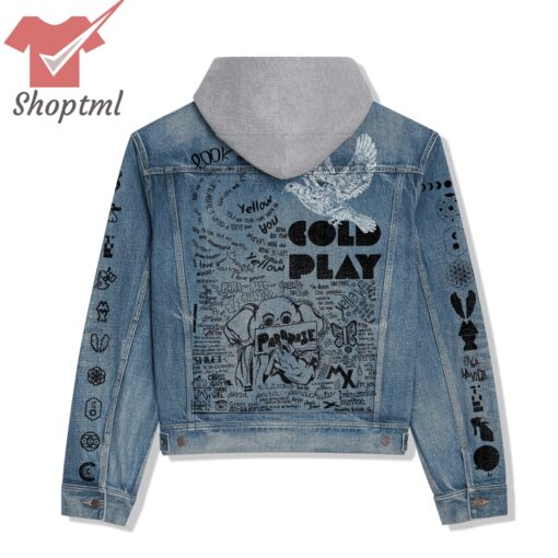 Coldplay Paradise Hooded Denim Jacket