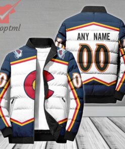 Colorado Avalanche NHL Personalized Bomber Puffer Jacket