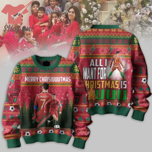 CR7 Merry Chrisiuuutmas Ugly Christmas Sweater