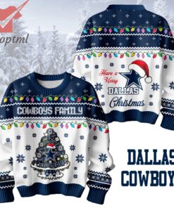 Dallas Cowboys Family Ugly Christmas Sweater