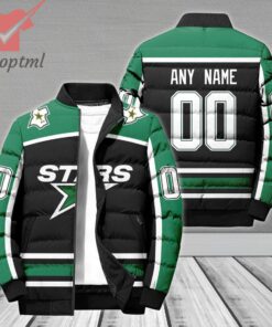 Dallas Stars NHL Personalized Bomber Puffer Jacket