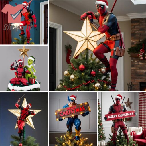 Deadpool Christmas Tree Topper