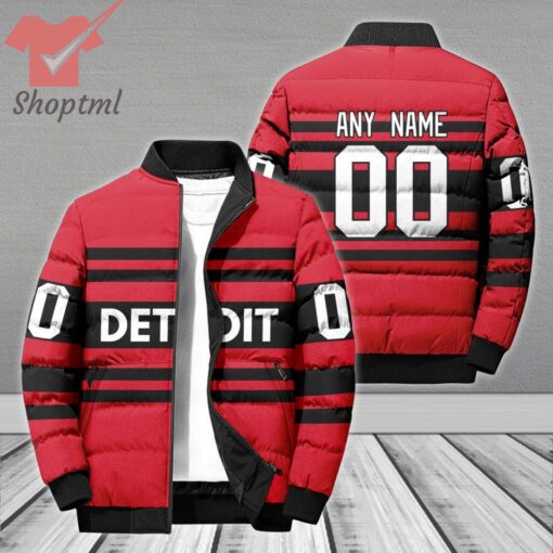 Detroit Red Wings NHL Personalized Bomber Puffer Jacket