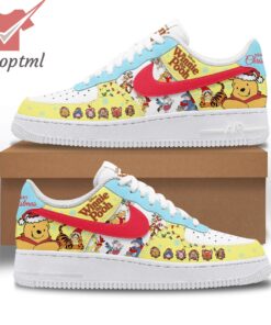 Disney Winnie the Pooh Merry Christmas Air Force 1 Sneaker