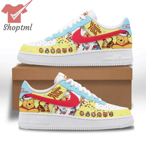 Disney Winnie the Pooh Merry Christmas Air Force 1 Sneaker