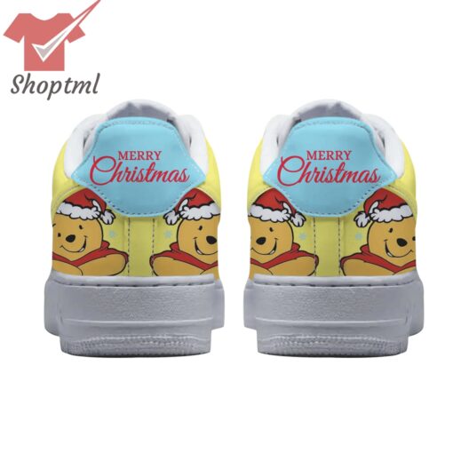 Disney Winnie the Pooh Merry Christmas Air Force 1 Sneaker