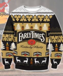 Early Times Kentucky Whisky Ugly Christmas Sweater