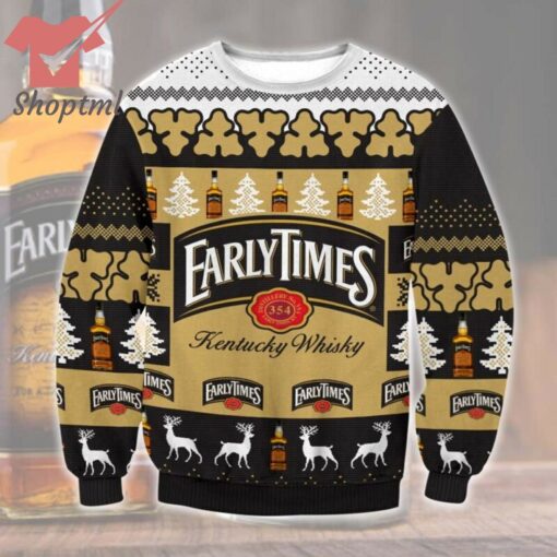 Early Times Kentucky Whisky Ugly Christmas Sweater