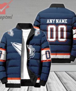 Edmonton Oilers NHL Personalized Bomber Puffer Jacket