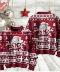 Enosis Neon Paralimni Personalized Christmas Ugly Sweater