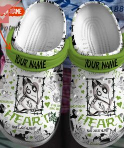 Frankenweenie Heart Personalized Crocs Clogs Shoes