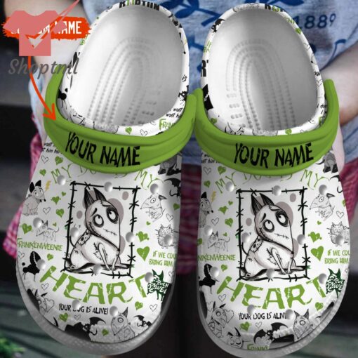 Frankenweenie Heart Personalized Crocs Clogs Shoes