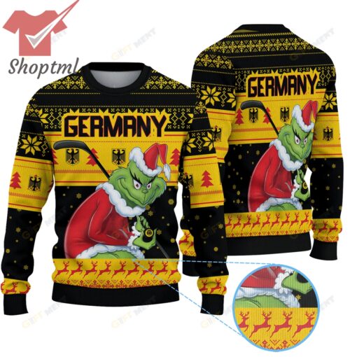 Germany Hockey Team x Grinch Ugly Christmas Sweater