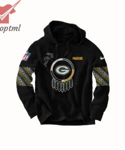 Green Bay Packers NFL 2024 Native American Heritage Month Waffle Hoodie