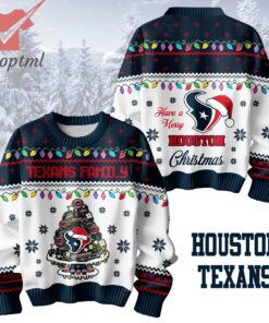 Houston Texans Family Ugly Christmas Sweater