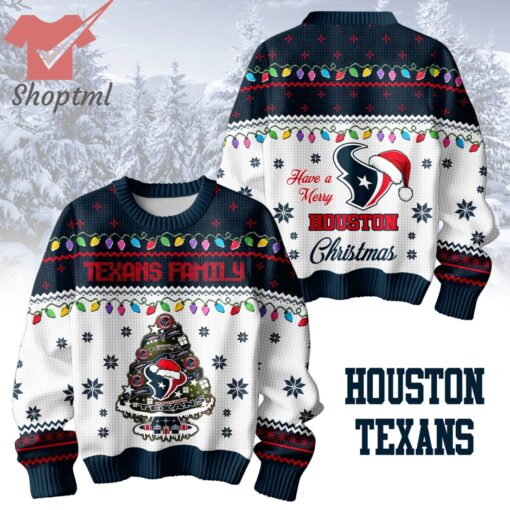 Houston Texans Family Ugly Christmas Sweater