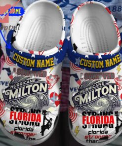 Hurricane Milton Personalized Crocs Clogs Shoes