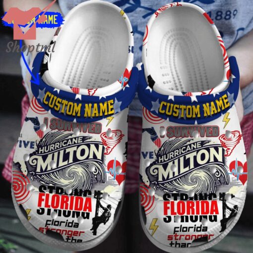 Hurricane Milton Personalized Crocs Clogs Shoes