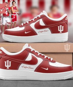 Indiana Hoosiers baseball Personalized Nike Air Force 1 Sneaker