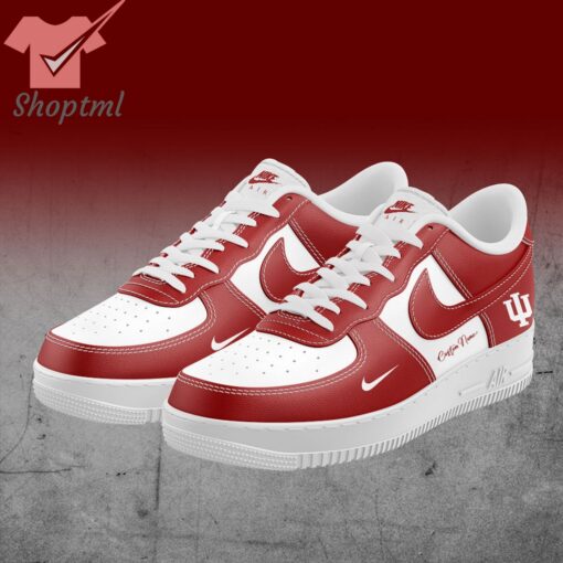 Indiana Hoosiers baseball Personalized Nike Air Force 1 Sneaker