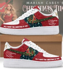 Mariah Carey All I Want For Christmas Is You Air Force 1 Sneakers