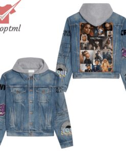 Mary J. Blige Rock & Roll Hooded Denim Jacket