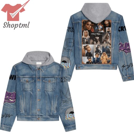 Mary J. Blige Rock & Roll Hooded Denim Jacket