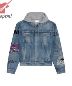 Mary J. Blige Rock & Roll Hooded Denim Jacket