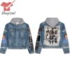 Merry Christmas Scooby-Doo Hooded Denim Jacket