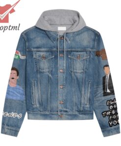 Matthew Perry Friends Hooded Denim Jacket