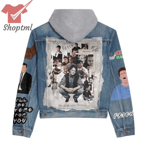 Matthew Perry Friends Hooded Denim Jacket