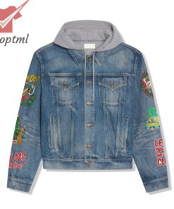 Merry Christmas Scooby-Doo Hooded Denim Jacket