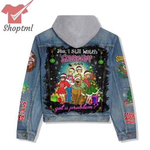 Merry Christmas Scooby-Doo Hooded Denim Jacket