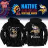 Oklahoma Sooners NCAA 2024 Native American Heritage Month Waffle Hoodie