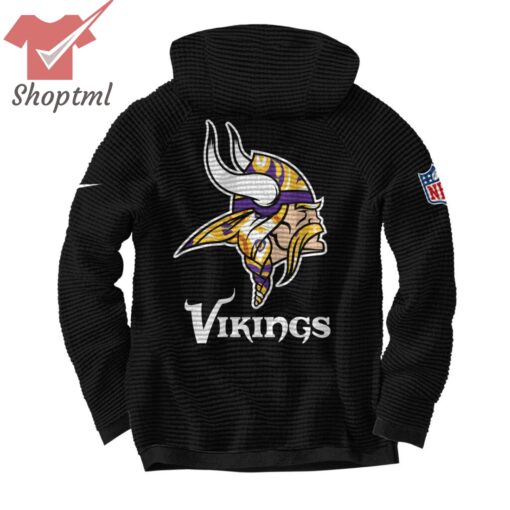 Minnesota Vikings NFL 2024 Native American Heritage Month Waffle Hoodie