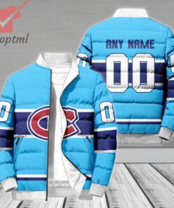 Montreal Canadiens NHL Personalized Bomber Puffer Jacket