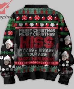 national lampoons christmas vacation happy hanukkah ugly christmas sweater 3 JYn11