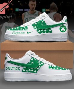 NBA Boston Celtics 2024 Personalized Nike Air Force 1 Sneaker