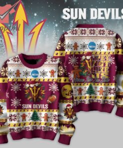 NCAA Sun Devils They Not Like Us Ugly Christmas Sweater