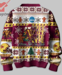 ncaa sun devils they not like us ugly christmas sweater 3 8EIUL