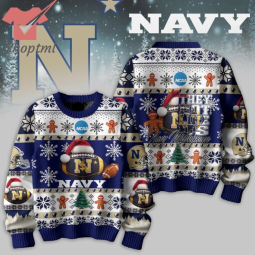 NCAA West Navy Midshipmen They Not Like Us Ugly Christmas Sweater