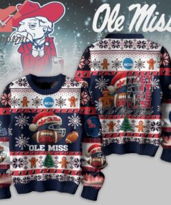 NCAA West Ole Miss Rebels They Not Like Us Ugly Christmas Sweater