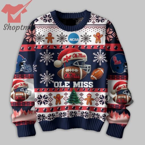 NCAA West Ole Miss Rebels They Not Like Us Ugly Christmas Sweater