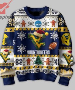 NCAA West Virginia Mountaineers They Not Like Us Ugly Christmas Sweater