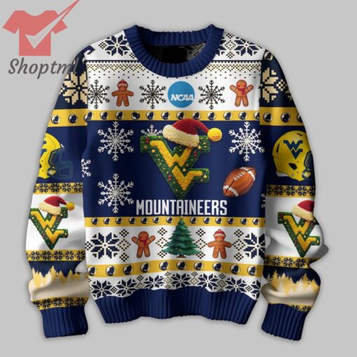 NCAA West Virginia Mountaineers They Not Like Us Ugly Christmas Sweater