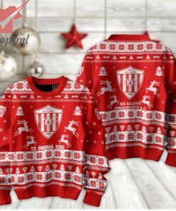 Nea Salamis Ammochostos A.C Personalized Christmas Ugly Sweater