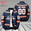 New York Rangers NHL Personalized Bomber Puffer Jacket